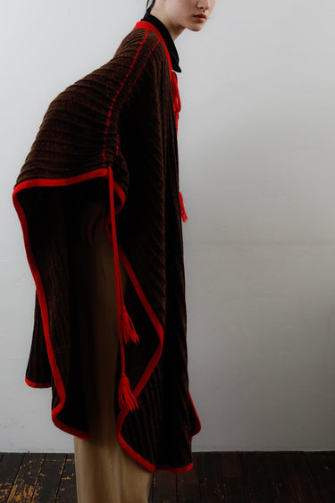 Yves Saint Laurent rive gauche knit cape