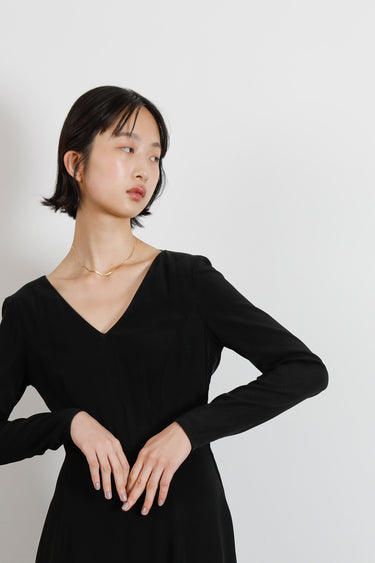 Flat snake crochet necklace