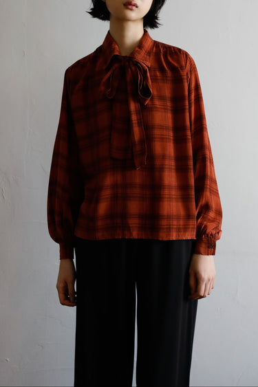 Yves Saint Laurent rive gauche Silk Printed Blouse