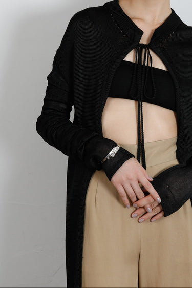 Asymmetry Silver Bangle