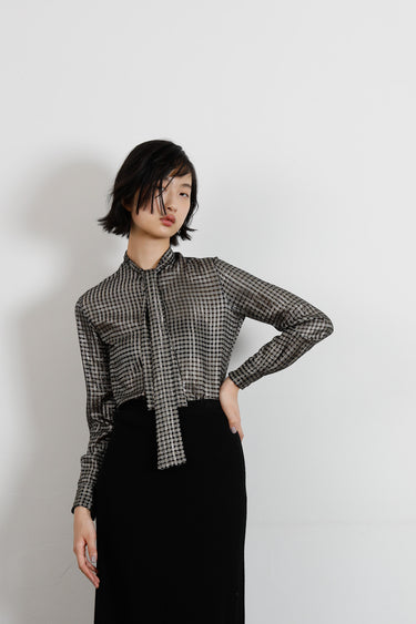 1970s Printed Blouse