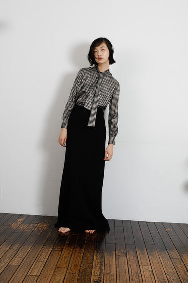 Yves Saint Laurent rive gauche Long Knit Skirt