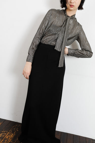 Yves Saint Laurent rive gauche Long Knit Skirt