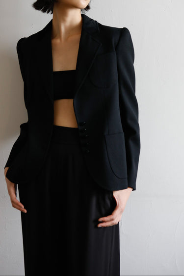 VALENTINO Black Wool Jacket