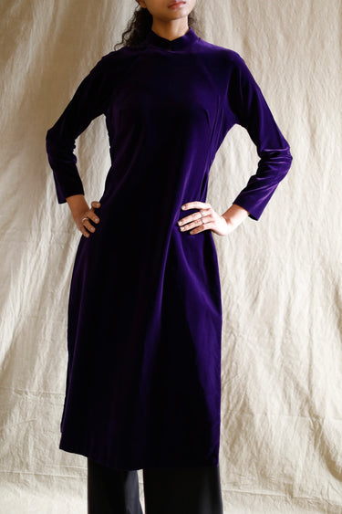 1970s Couture China Dress