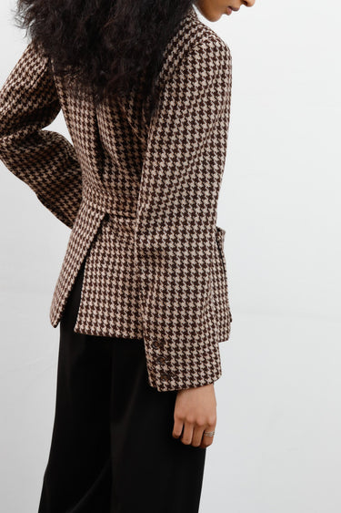 Yves Saint Laurent rive gauche Houndstooth Jacket