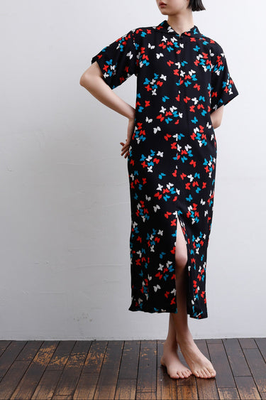 1978s Yves Saint Laurent rive gauche Printed Dress