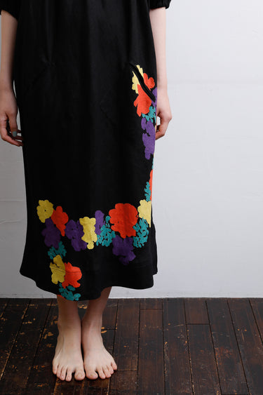 Angelo Tarlazzi  Linen Printed Dress