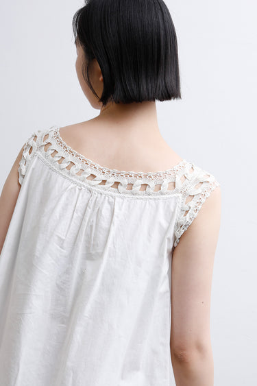 1920s Embroidered Cotton Dress