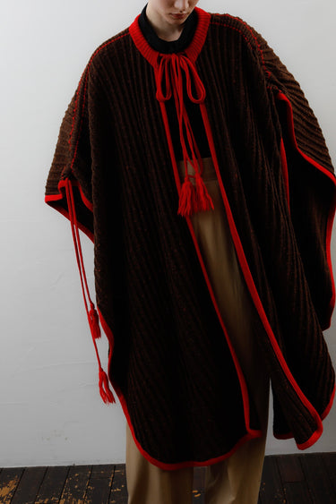 Yves Saint Laurent rive gauche knit cape