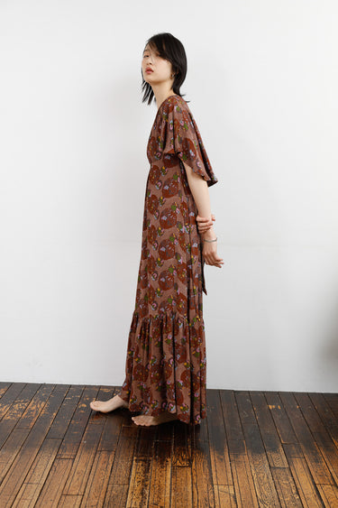 1970s PAT FARRELL Long Dress