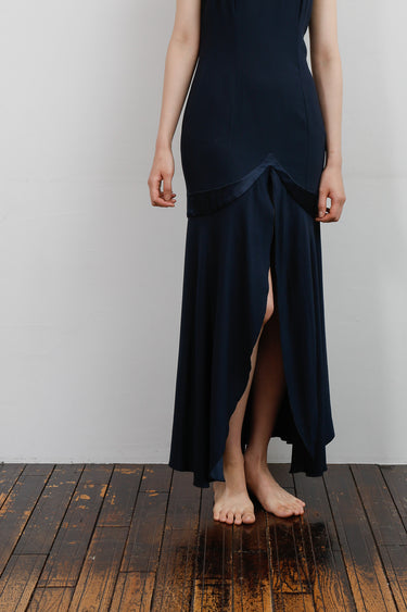 1990s Gai Mattiolo Silk Dress