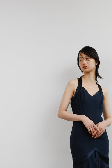 1990s Gai Mattiolo Silk Dress
