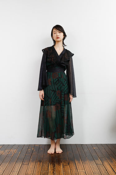 1969 Ossie Clark Printed Dress