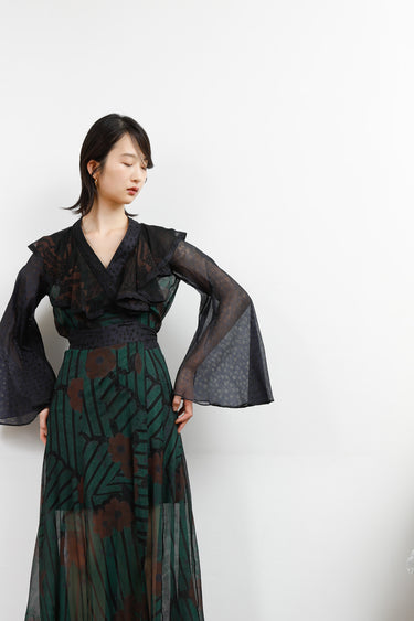 1969 Ossie Clark Printed Dress