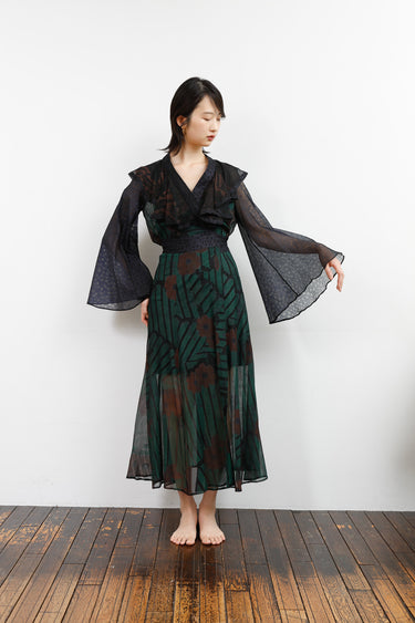 1969 Ossie Clark Printed Dress