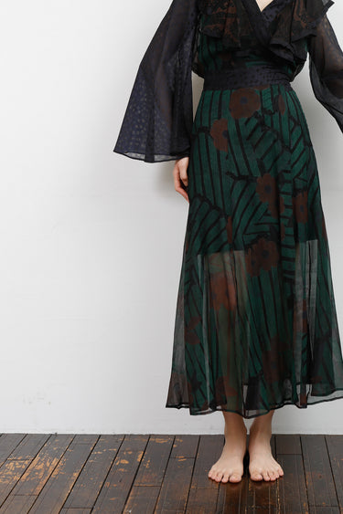 1969 Ossie Clark Printed Dress