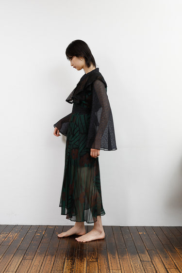 1969 Ossie Clark Printed Dress