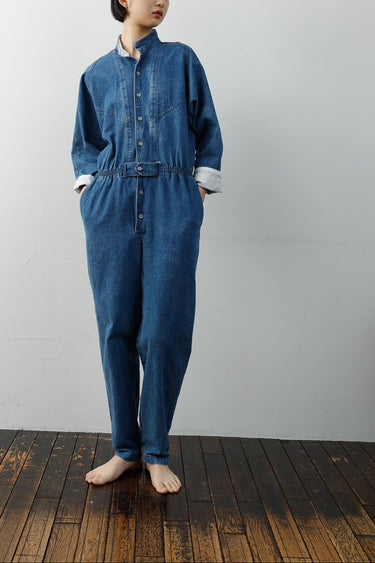 1980s Denim Jumpsuits