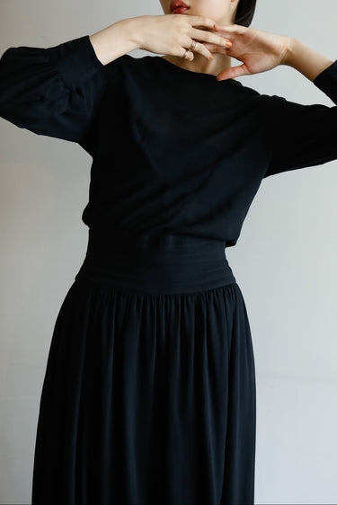 1980s CHANEL Silk Chiffon Dress