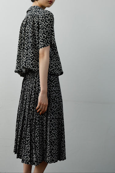 VALENTINO Printed Silk Ensemble