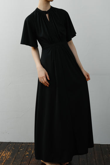 Moujik Slit Short Sleeve Dress