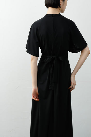 Moujik Slit Short Sleeve Dress