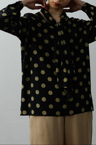 Giorgio Armani Polka dot Silk Blouse