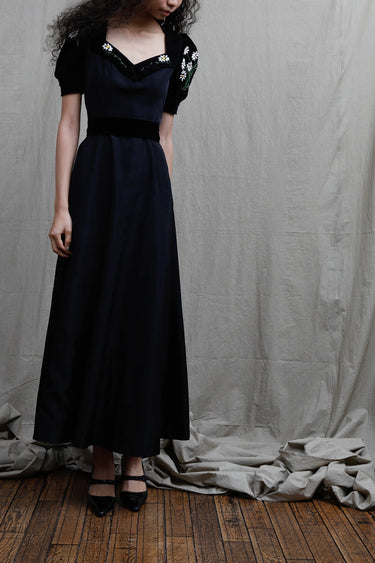 1930s Embroidered Dress