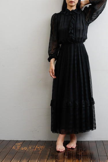 TED LAPIDUS Silk Chiffon Dress