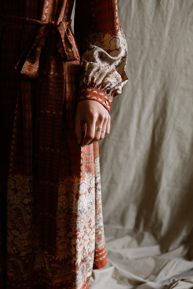 Louis Féraud Silk Printed Dress　