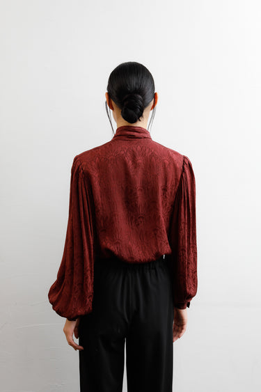 Emanuel Ungaro Silk Bowtie Blouse