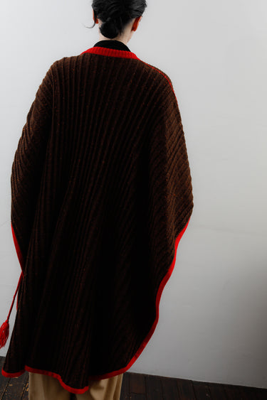 Yves Saint Laurent rive gauche knit cape